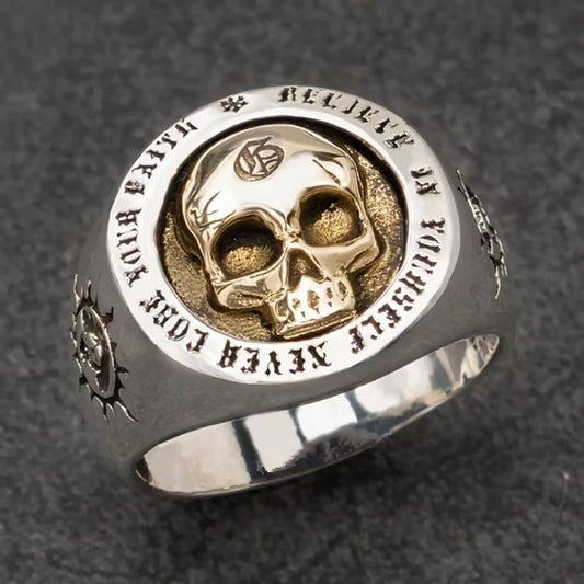 Vintage Skull Men's Ring
